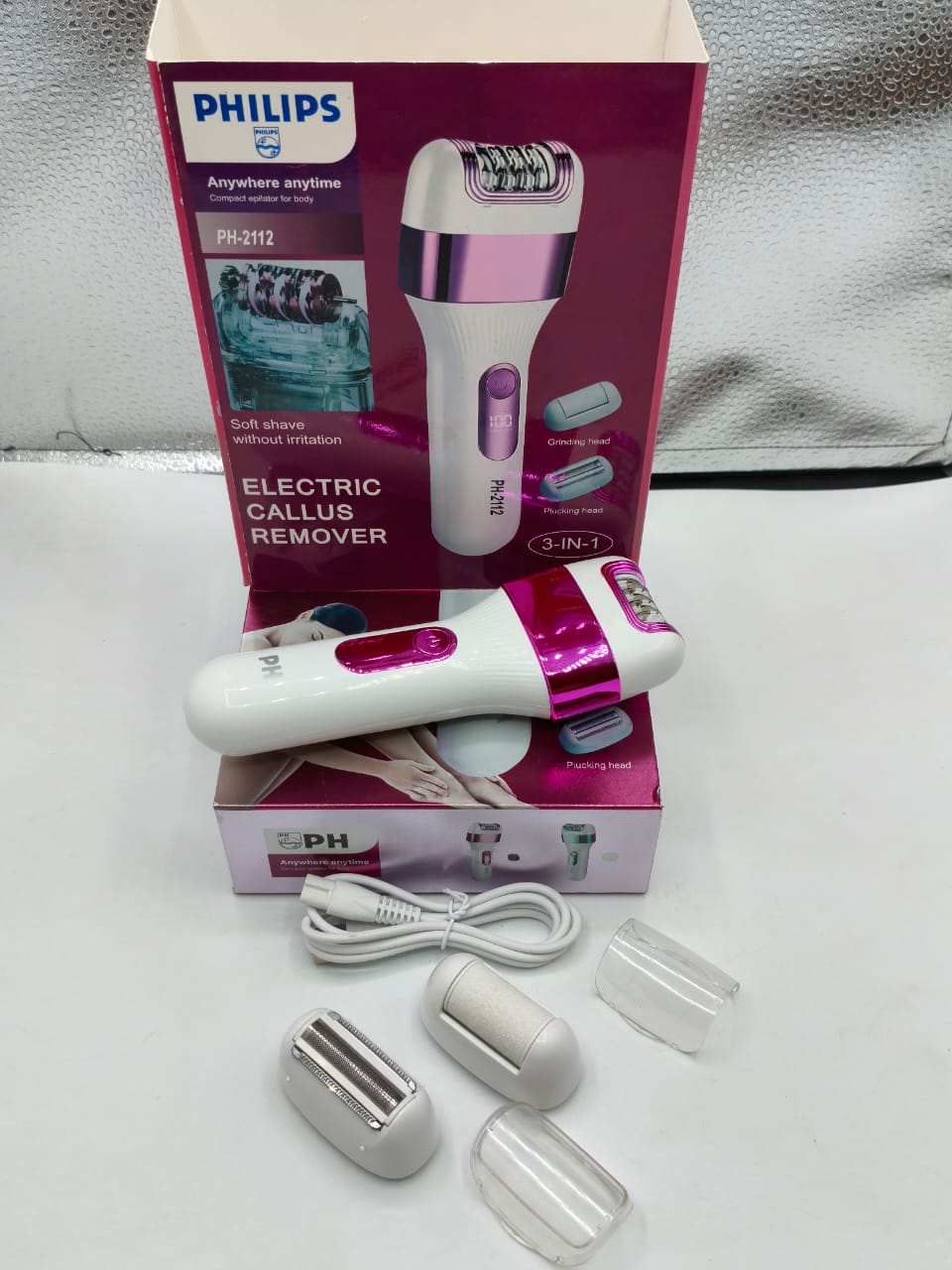 اپیلاتور سه کاره فیلیپس مدل PH-2112