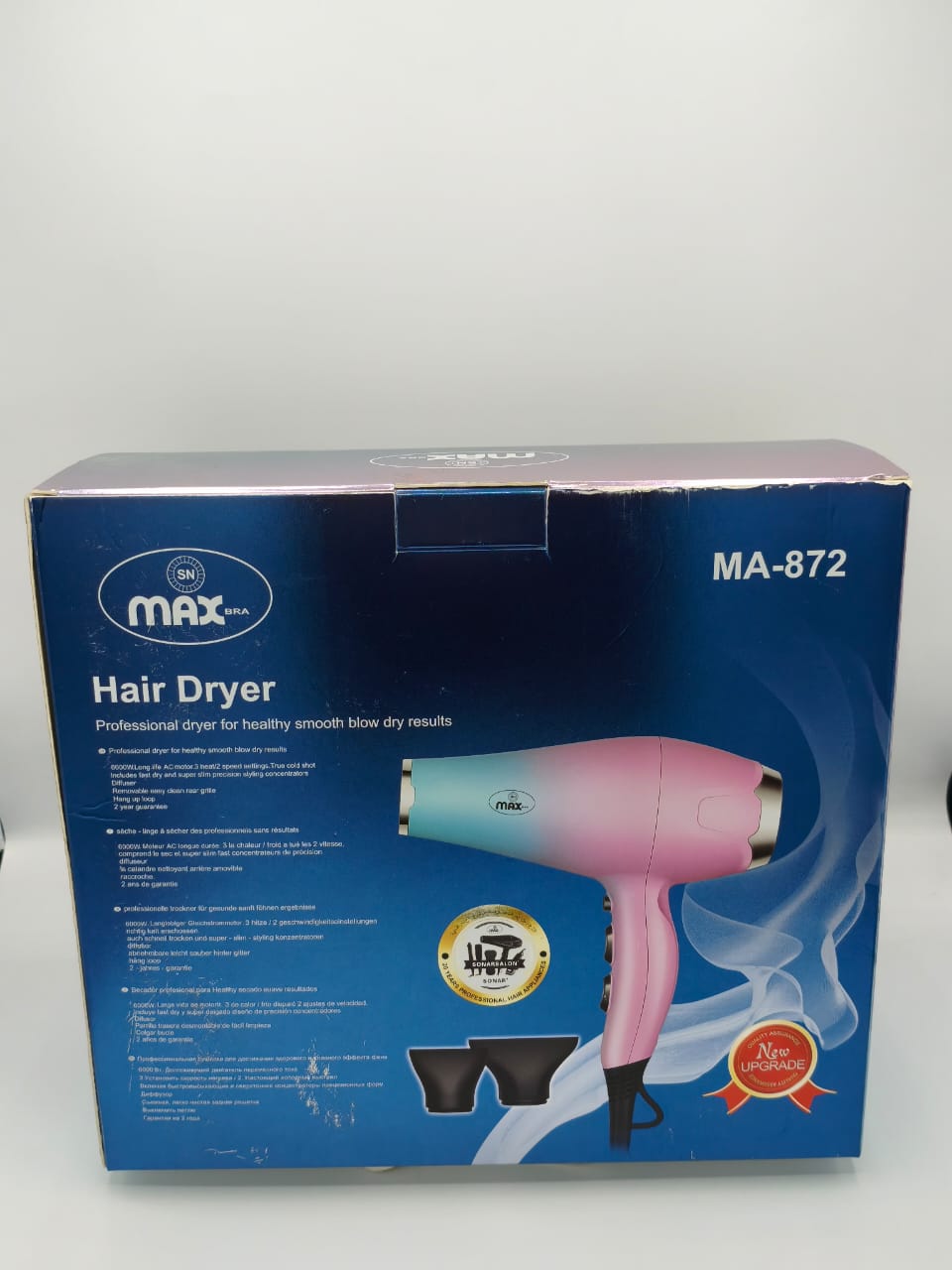 سشوار حرفه ای مکس مدل MA-872