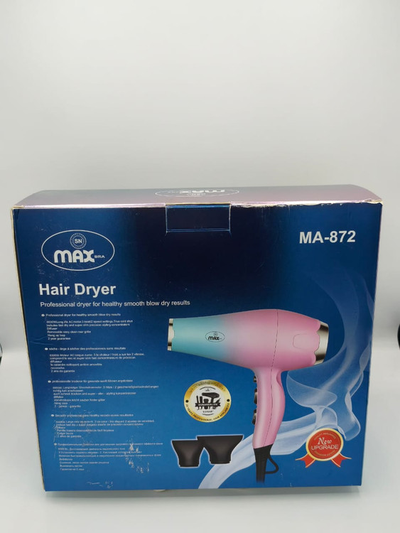 سشوار حرفه ای مکس مدل MA-872